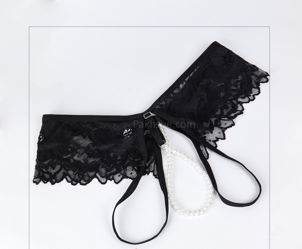 شورت فاق باز مرواریدی برند jima