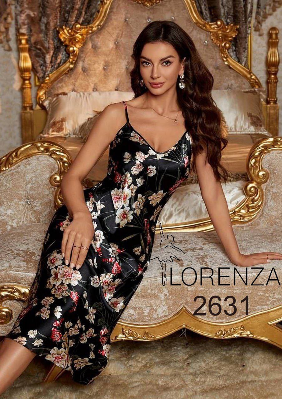 لباس خواب ساتن برند Lorenza