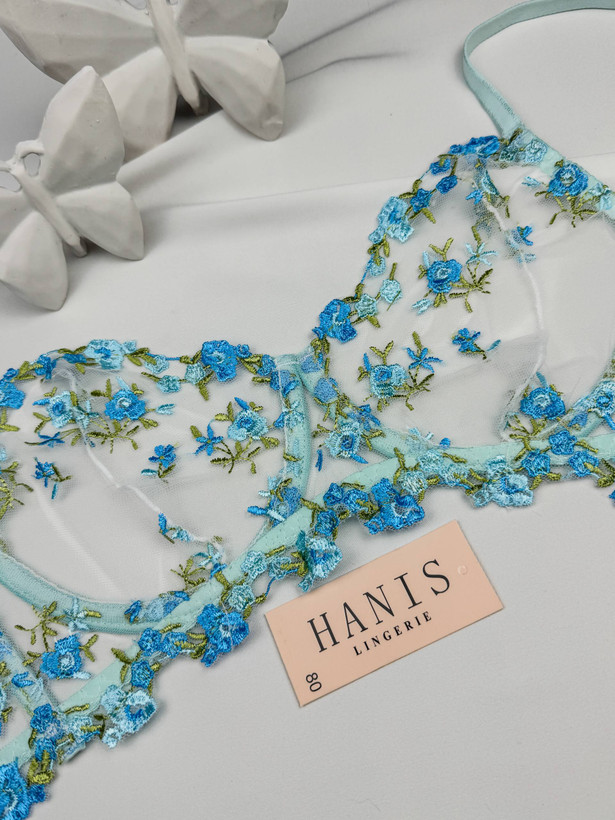 ست شورت و سوتین تور گاز اروپایی hanis